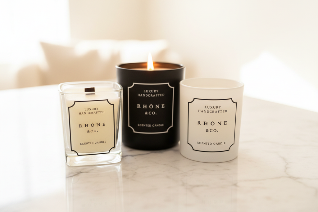 Rhône & Co. Middle Candle Lit